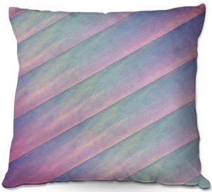 Throw Pillows Decorative Artistic | Sylvia Cook - Diagonal Stripes Purples | Lines Abstract Shapes Pattern
