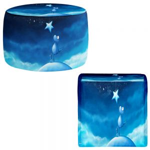 Round and Square Ottoman Foot Stools | Tooshtoosh - Reach for a Star