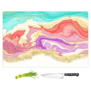 Artistic Kitchen Bar Cutting Boards | Noonday Design - Colorful Marble | Colorful Abstract