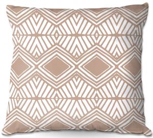 Throw Pillows Decorative Artistic | Traci Nichole Design Studio - Market Diamond Cafe | Patterns Southwestern
