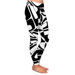 Casual Comfortable Leggings | Valerie Lorimer - City Center | Abstract Pattern Repetition