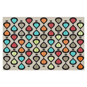 Decorative Floor Covering Mats | Valerie Lorimer - Dance With Me | Pattern repetition geometric