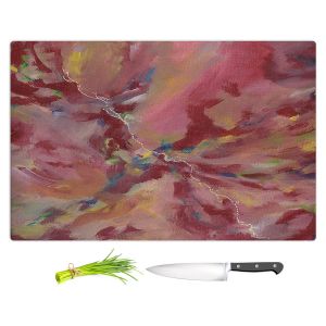 Artistic Kitchen Bar Cutting Boards | Valerie Lorimer - Dancing Rose Glasses | Abstract