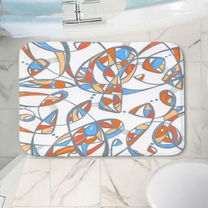 Decorative Bathroom Mats | Valerie Lorimer - New Journey | abstract pattern