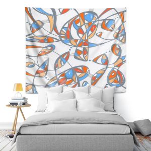 Artistic Wall Tapestry | Valerie Lorimer - New Journey | abstract pattern