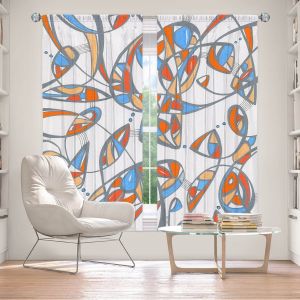 Decorative Window Treatments | Valerie Lorimer - New Journey | abstract pattern