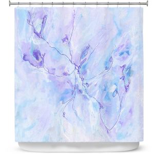Premium Shower Curtains | Valerie Lorimer - Poetry Sky | Abstract