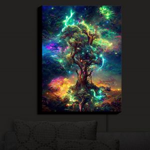 Nightlight Sconce Canvas Light | Wumples - Cosmic Tree of Life