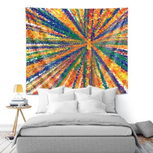 Artistic Wall Tapestry | Yasmin Dadabhoy - Sun Light | Abstract