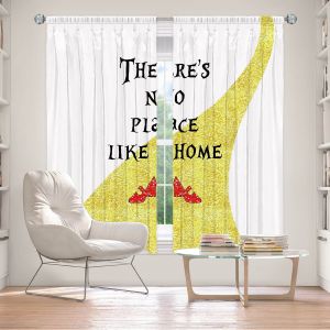 Decorative Window Treatments | Zara Martina - Theres No Place Like Home ll | Inspiring Children Lady Like Ruby Slippers