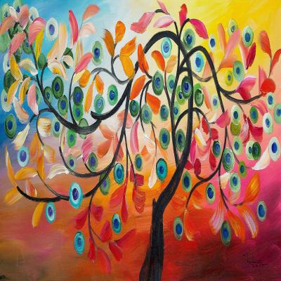 DiaNoche Designs Artist | Lam Fuk Tim - Colorful Tree Vlll