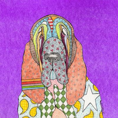 DiaNoche Designs Artist | Marley Ungaro - Bloodhound Purple