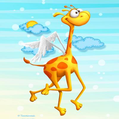 DiaNoche Designs Artist | Tooshtoosh - Fly Giraffe Fly